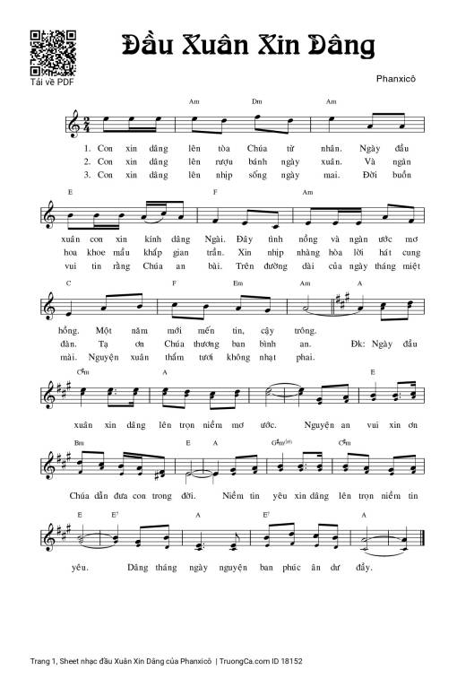 đầu Xuân Xin Dâng