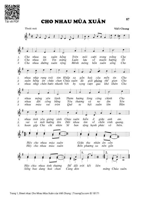Cho Nhau Mùa Xuân - Viết Chung