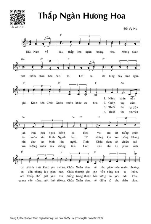 Thắp Ngàn Hương Hoa