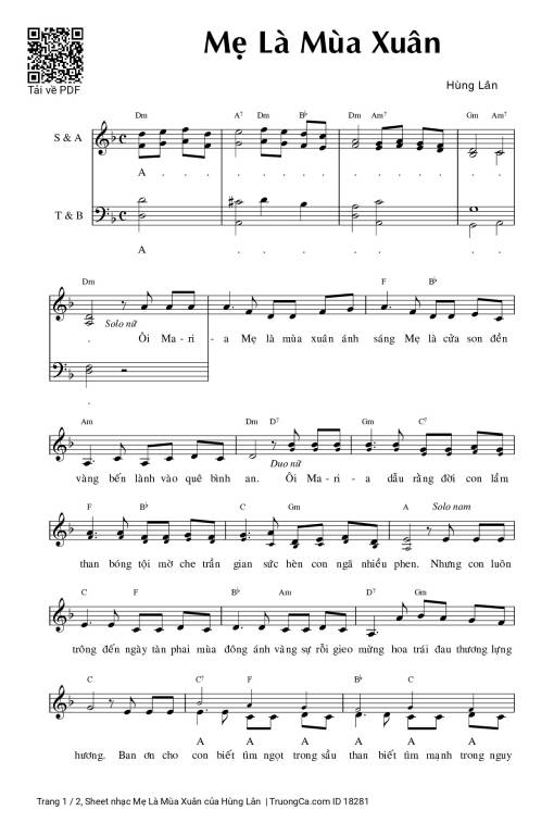 Mẹ Là Mùa Xuân