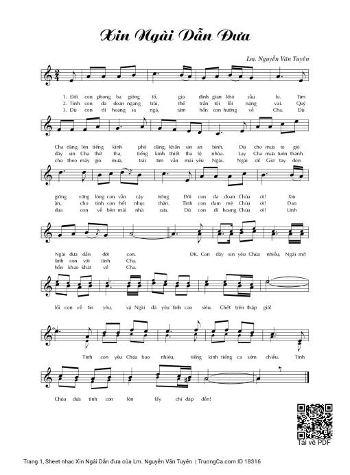 Xin Ngài Dẫn đưa