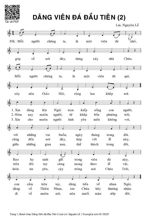 Dâng Viên đá đầu Tiên 2