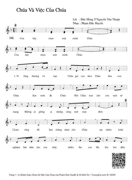 Chúa Và Việc Của Chúa