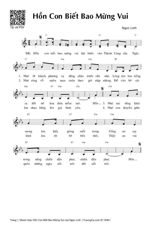 Hồn Con Biết Bao Mừng Vui