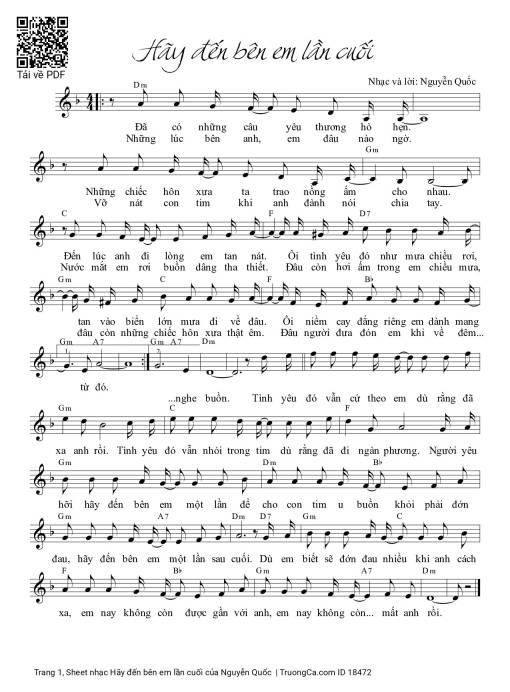 Hãy đến bên em lần cuối