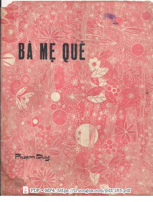 Bà mẹ quê - Phạm Duy