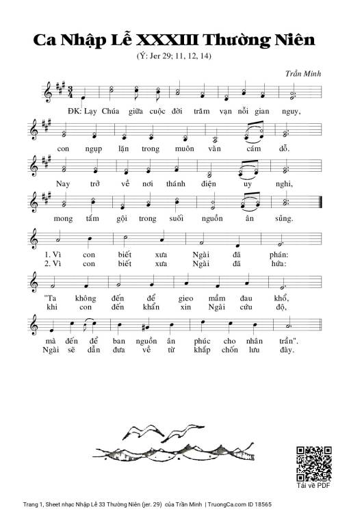 Nhập Lễ 33 Thường Niên