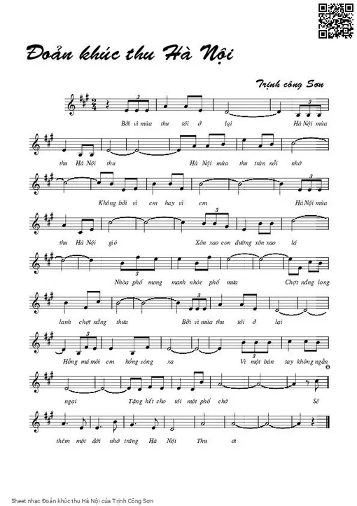 Đoản khúc thu Hà Nội