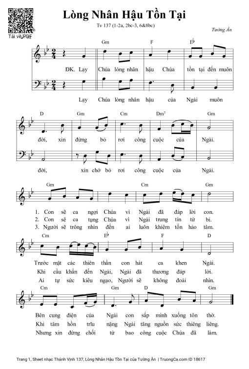 Thánh Vịnh 137, Lòng Nhân Hậu Tồn Tại