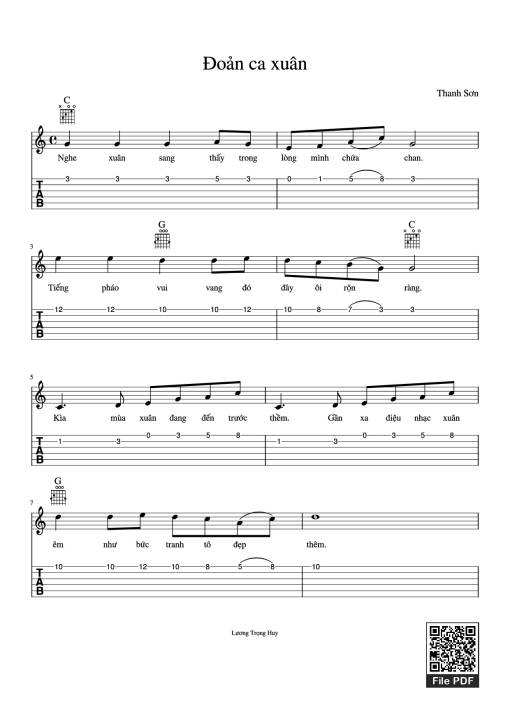 Đoản xuân ca - Thanh Sơn