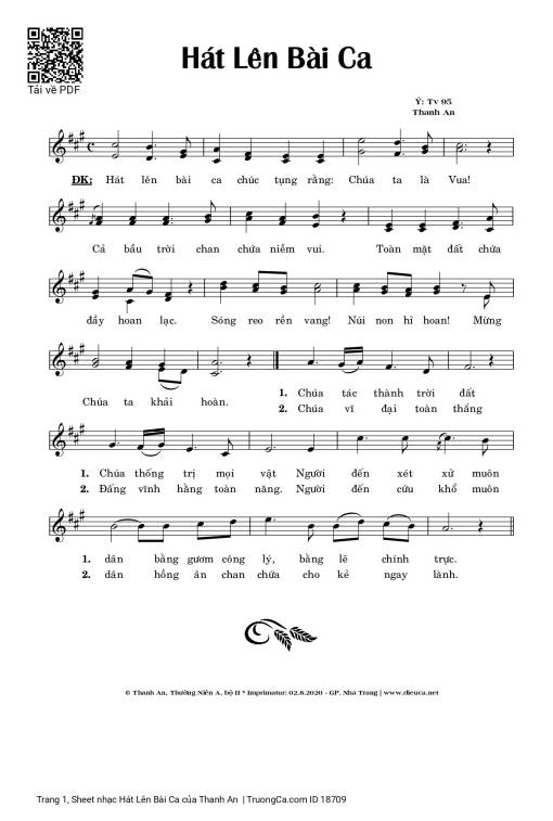 Hát Lên Bài Ca - Thanh An