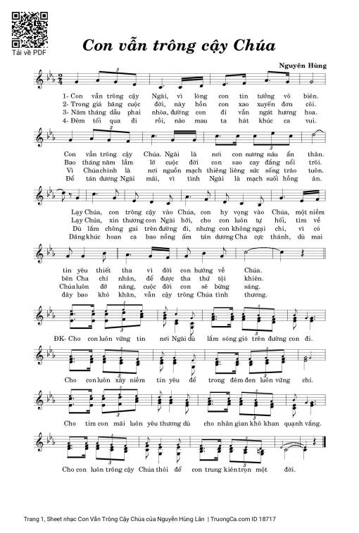 Con Vẫn Trông Cậy Chúa