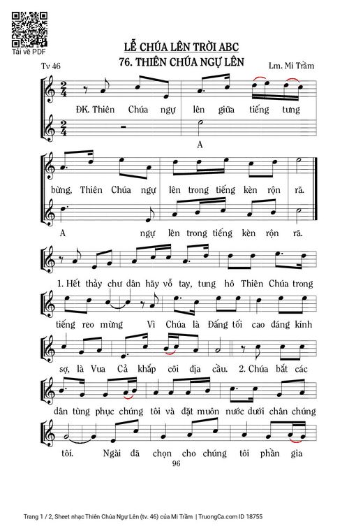 Thiên Chúa Ngự Lên (tv. 46)