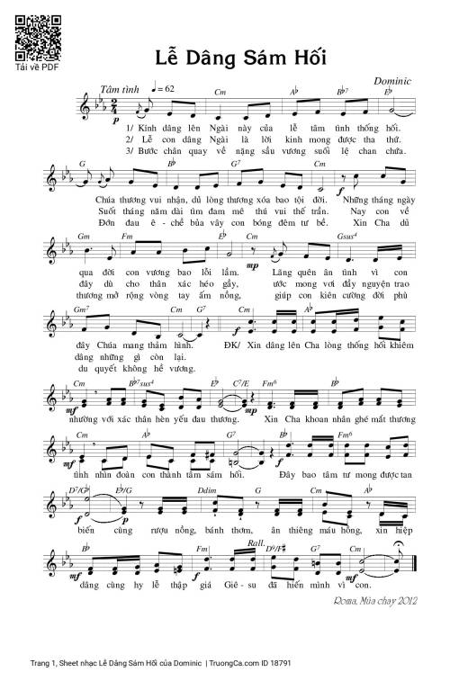 Lễ Dâng Sám Hối