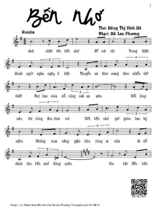 Bến nhớ - Hà Lan Phương