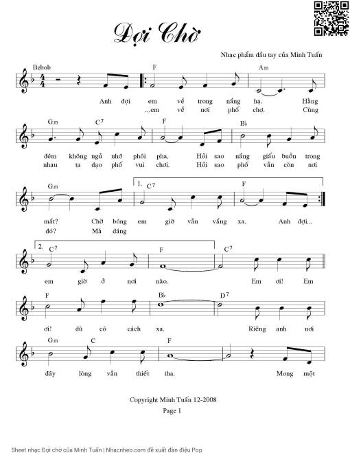 Đợi chờ - Minh Tuấn