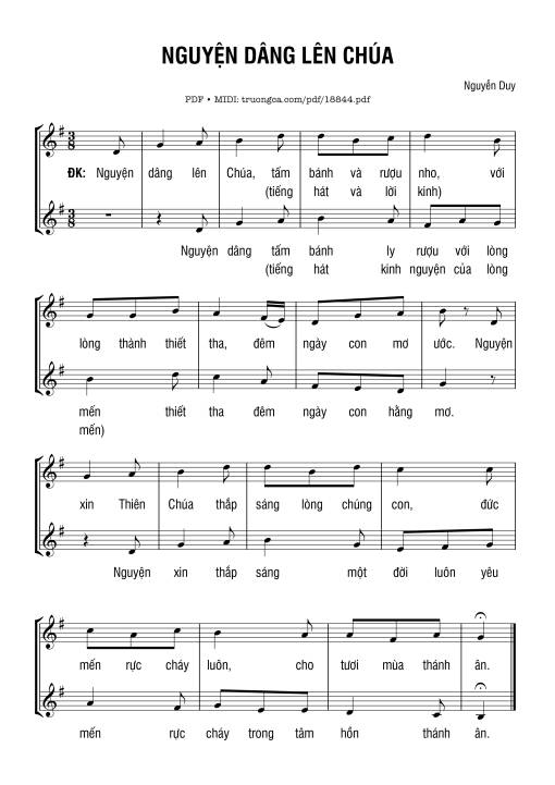 Nguyện Dâng Lên Chúa