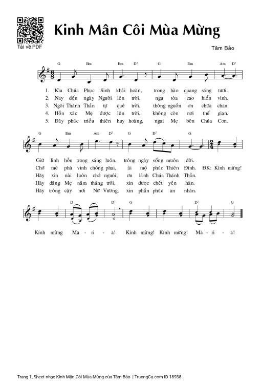 Kinh Mân Côi Mùa Mừng