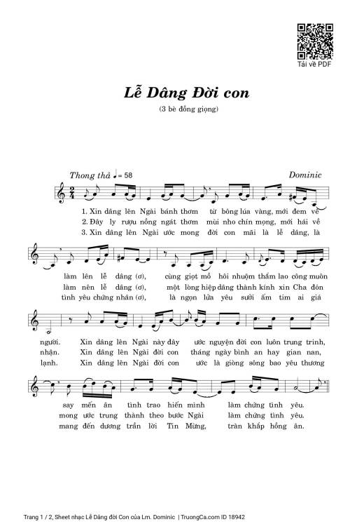 Lễ Dâng đời Con