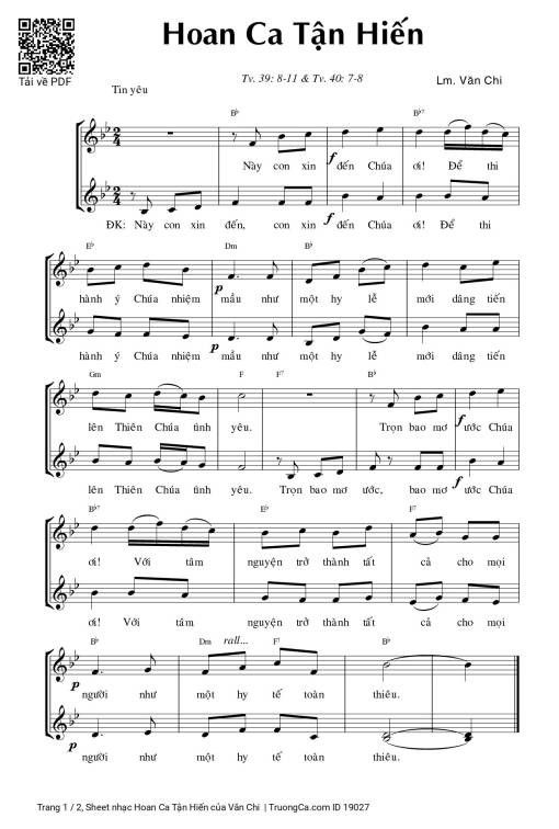 Hoan Ca Tận Hiến