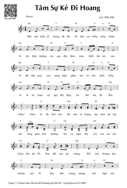 Tâm Sự Kẻ đi Hoang