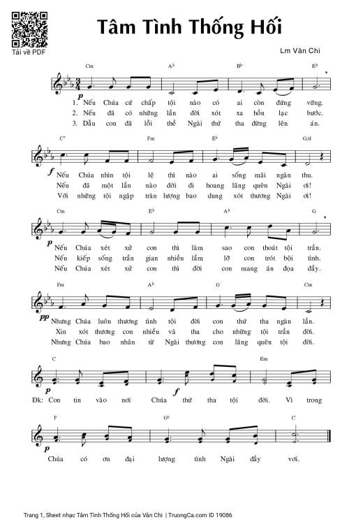 Tâm Tình Thống Hối