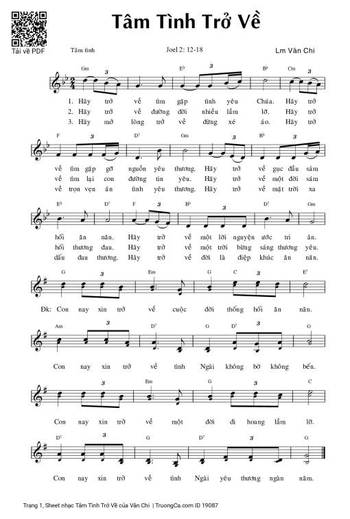 Tâm Tình Trở Về