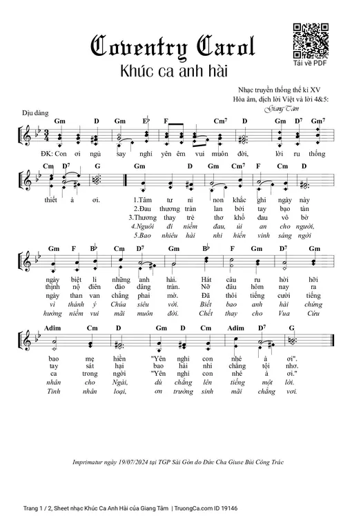 Khúc Ca Anh Hài - Giang Tâm