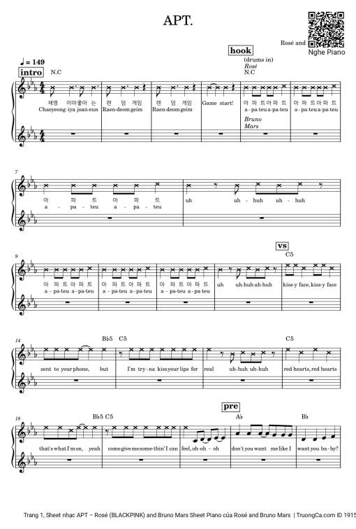 APT Rosé Blackpink - Rosé