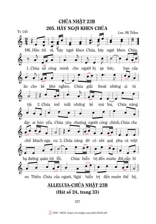 Thánh Vịnh 145, Hãy Ngợi Khen Chúa