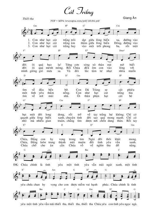 Cát Trắng - Giang Ân