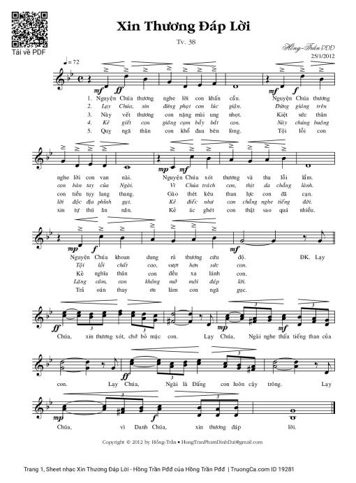 Xin Thương Đáp Lời - Hồng Trần Pđđ