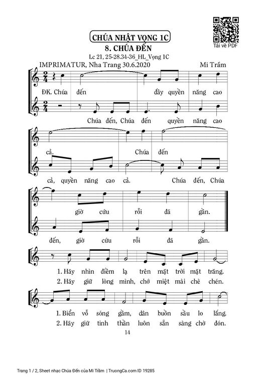 Chúa Đến - Mi Trầm