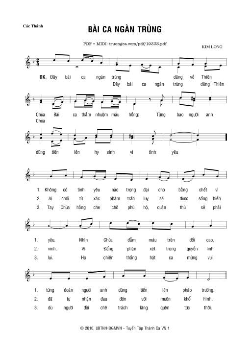 Bài Ca Ngàn Trùng