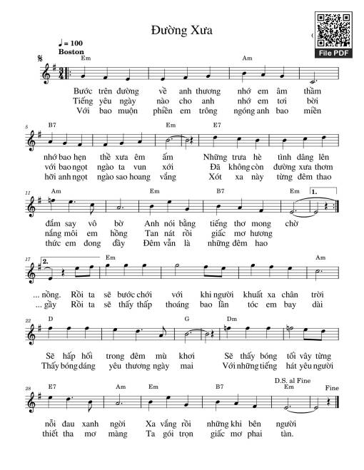 Đường Xưa - Quốc Dũng