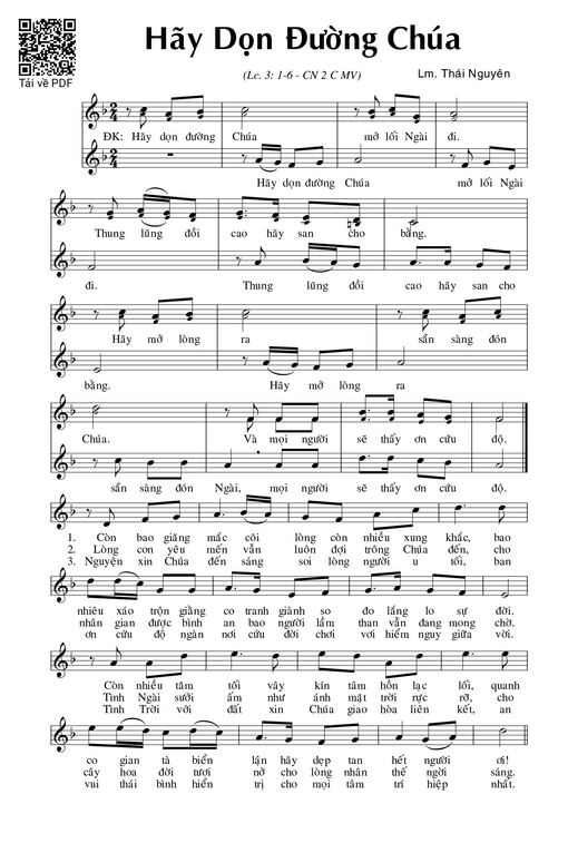 Hãy Dọn Đường Chúa