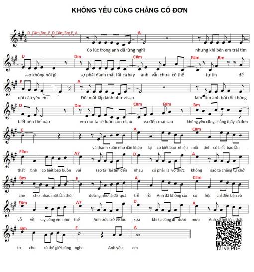 Không yêu cũng chẳng cô đơn