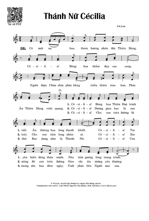 Thánh Nữ Cécilia (22.11)