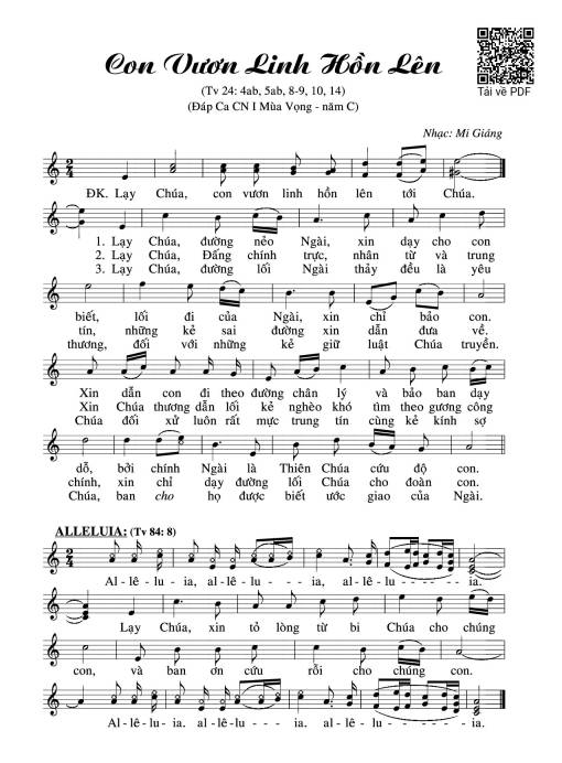 Thánh Vịnh 24, Con Vươn Linh Hồn Lên