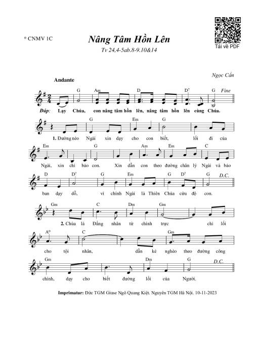 Thánh Vịnh 24, Nâng Tâm Hồn Lên