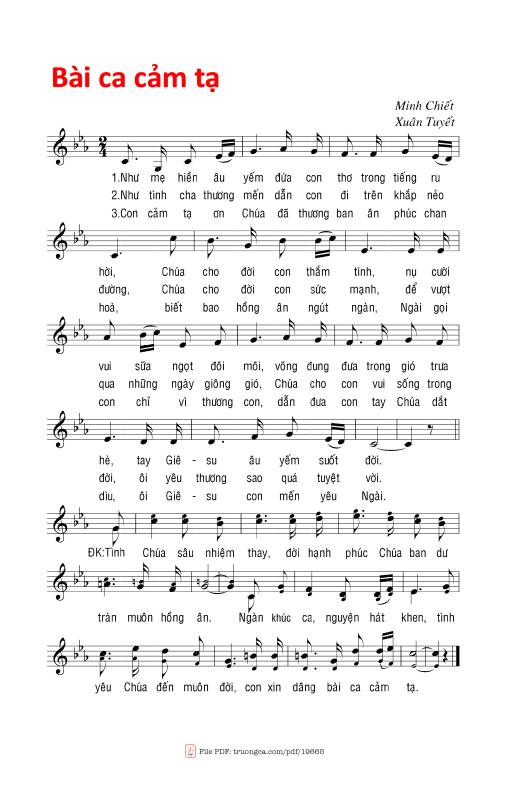 Bài Ca Cảm Tạ