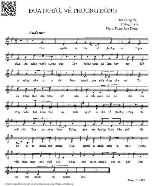 Đưa người về phương Đông