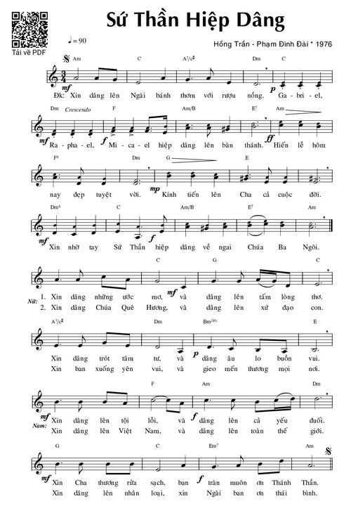 Sứ thần hiệp dâng