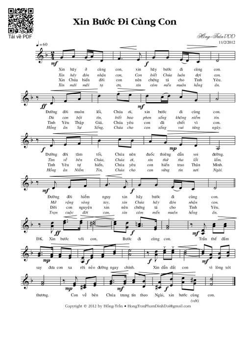 Xin bước đi cùng con