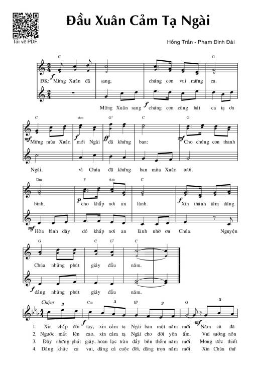 Đầu xuân cảm tạ Ngài