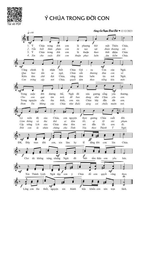 Ý Chúa trong đời con