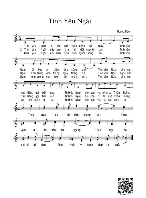 Tình yêu Ngài - Hương Đan