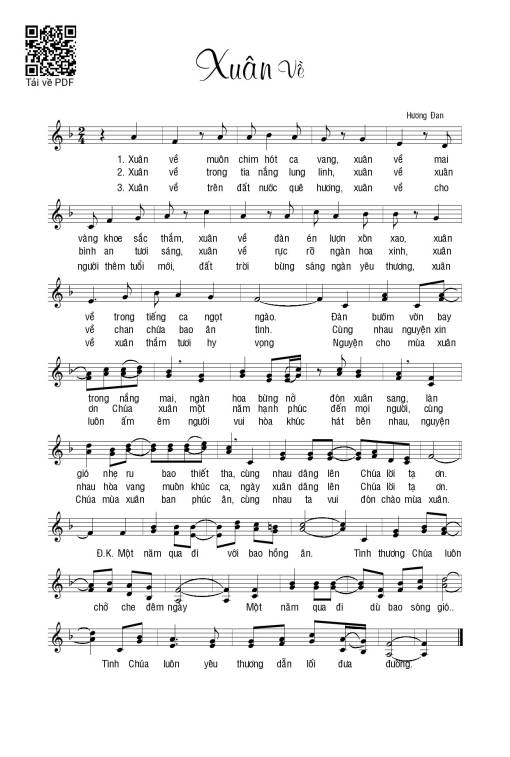 Xuân về - Hương Đan