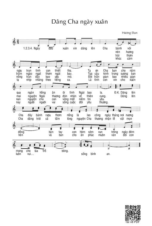 Dâng Cha ngày xuân