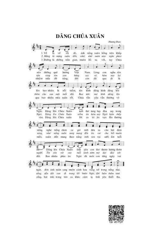 Dâng Chúa Xuân - Hương Đan